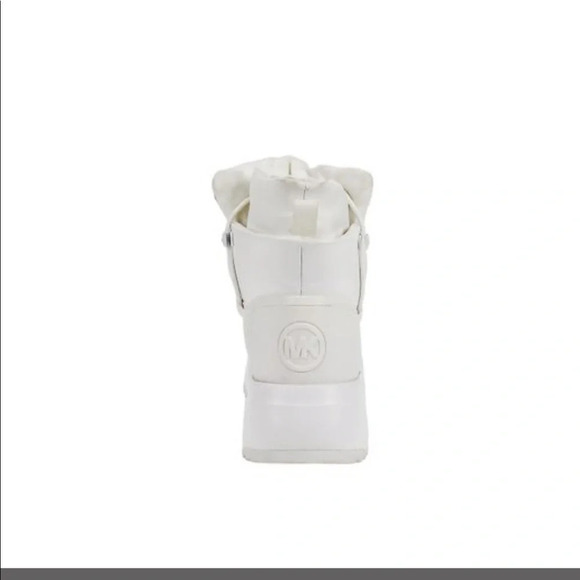 Michael Kors Women’s  White Cassia Platform Sneaker Boot - Picture 4 of 16